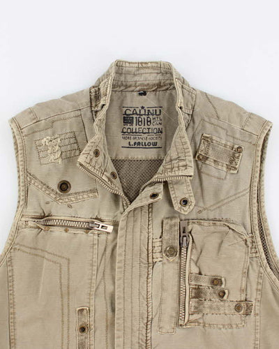 Vintage Y2K Multi Pocket Gilet - XL