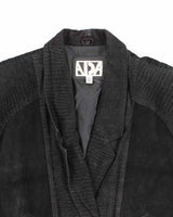 Vintage ADA 80s Bat Wing Leather Jacket - L