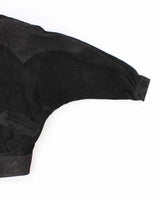 Vintage ADA 80s Bat Wing Leather Jacket - L