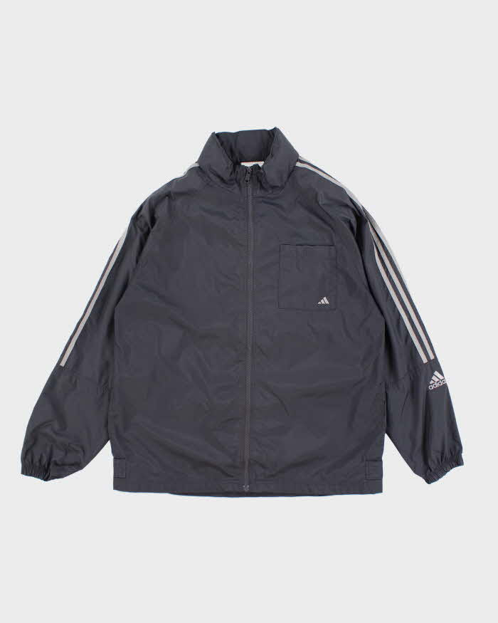 Adidas Men's Grey Track Jacket - S
