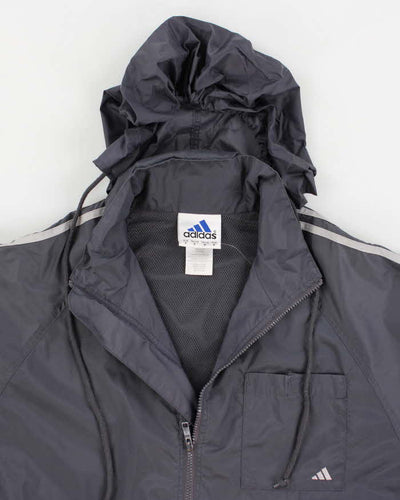Adidas Men's Grey Track Jacket - S