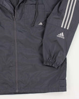 Adidas Men's Grey Track Jacket - S