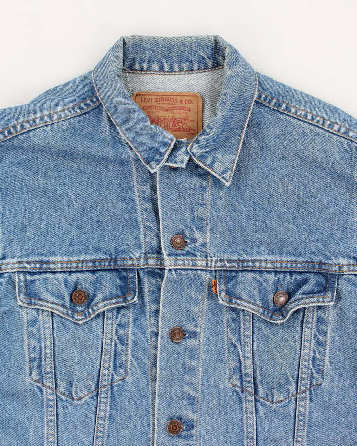 Vintage 90s Levi's Orange Tab Denim Jacket - M