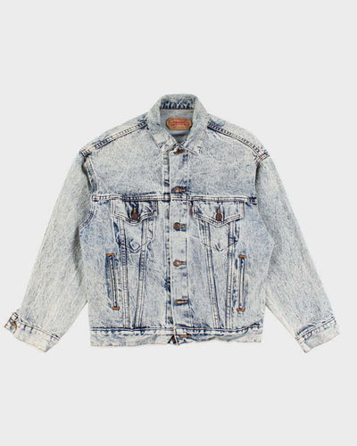Vintage Levi's Acid Wash Denim Jacket - S
