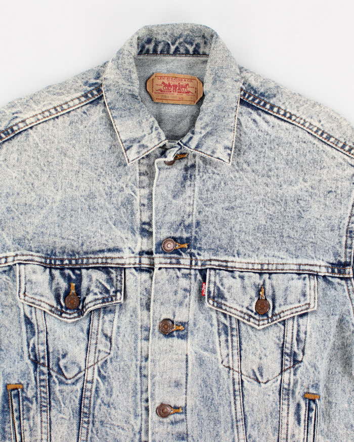 Vintage Levi's Acid Wash Denim Jacket - S