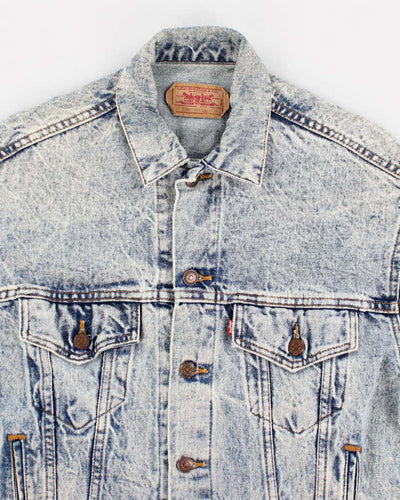 Vintage Levi's Acid Wash Denim Jacket - S