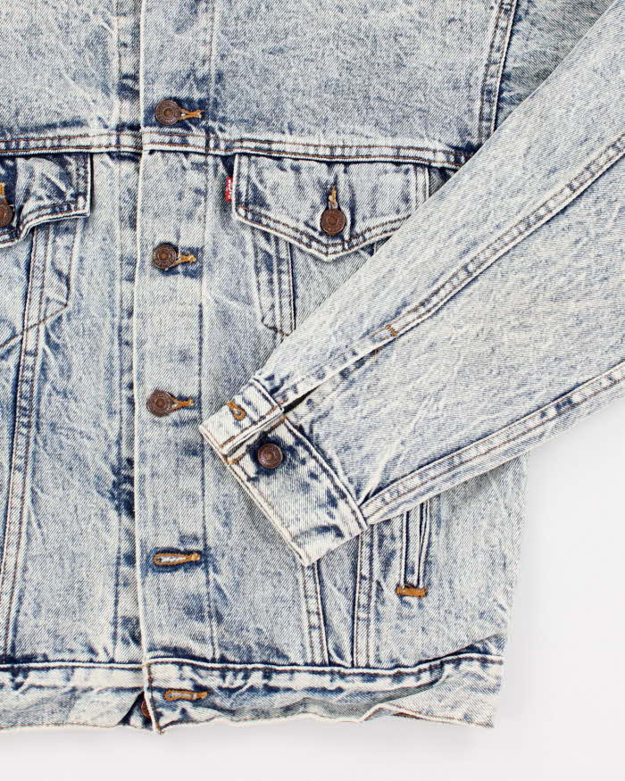 Vintage Levi's Acid Wash Denim Jacket - S