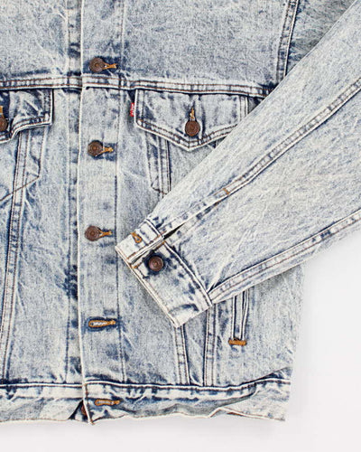 Vintage Levi's Acid Wash Denim Jacket - S