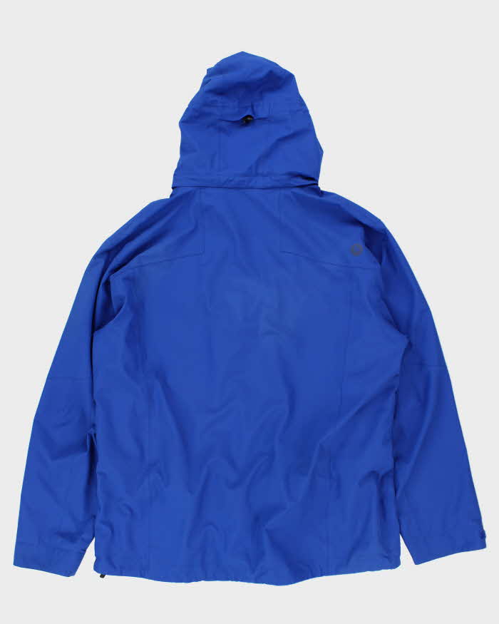 Marmot Blue Waterproof  Hooded Jacket - XXL