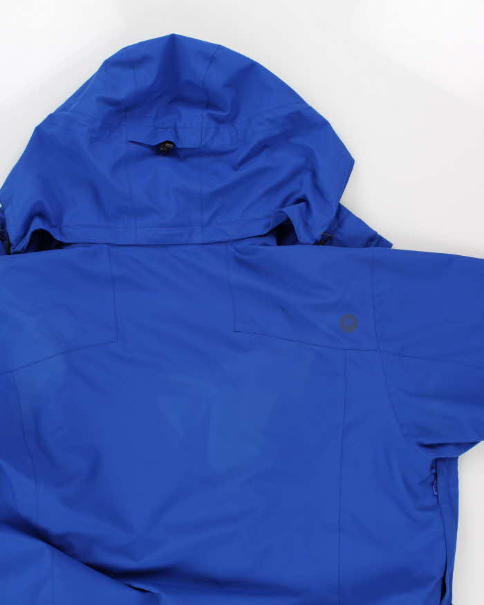 Marmot Blue Waterproof  Hooded Jacket - XXL