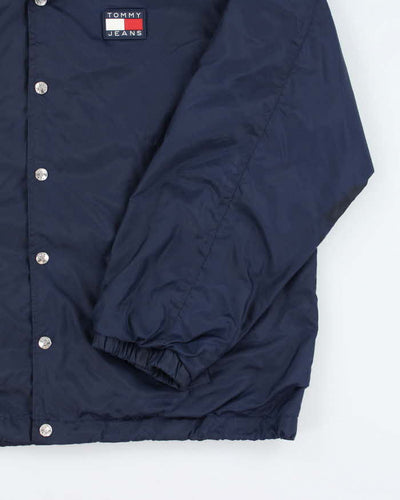 Vintage 90s Tommy Jena Navy Waterproof Jacket - M