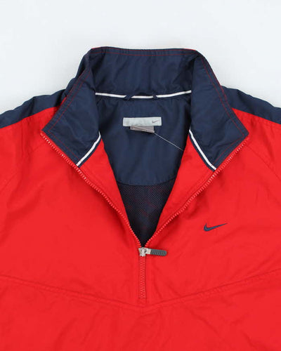 Y2k 00s Nike Red Windbreaker Jacket - M