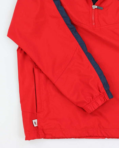 Y2k 00s Nike Red Windbreaker Jacket - M