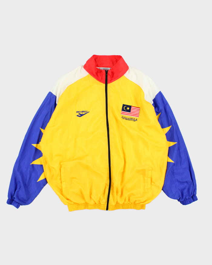 Vintage 1998 Kuala Lumpur Commonwealth Games Zip Up Jacket - XL