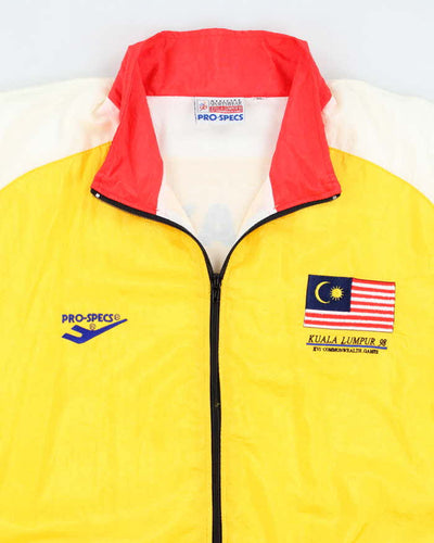Vintage 1998 Kuala Lumpur Commonwealth Games Zip Up Jacket - XL