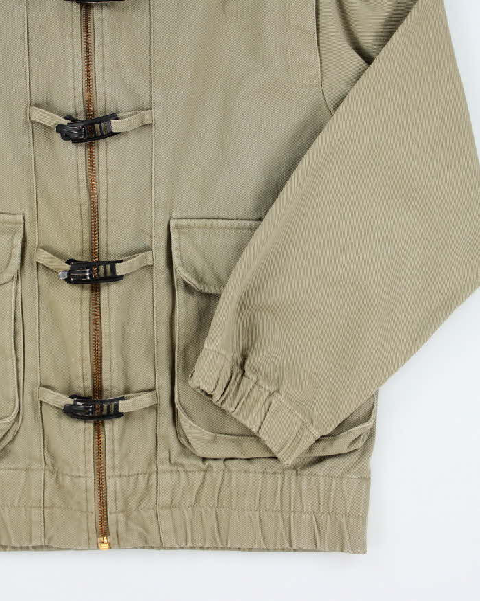 Vintage Khaki Fireman Clasp Jacket - M
