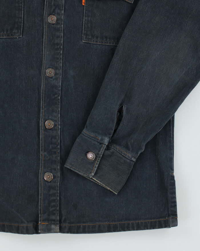 Vinatge Rare Levi's Trucker Blank Orange Tab Denim Jacket - S