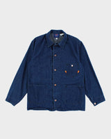 Vintage Big B Brotherhood Denim Utility Jacket - L