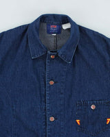 Vintage Big B Brotherhood Denim Utility Jacket - L