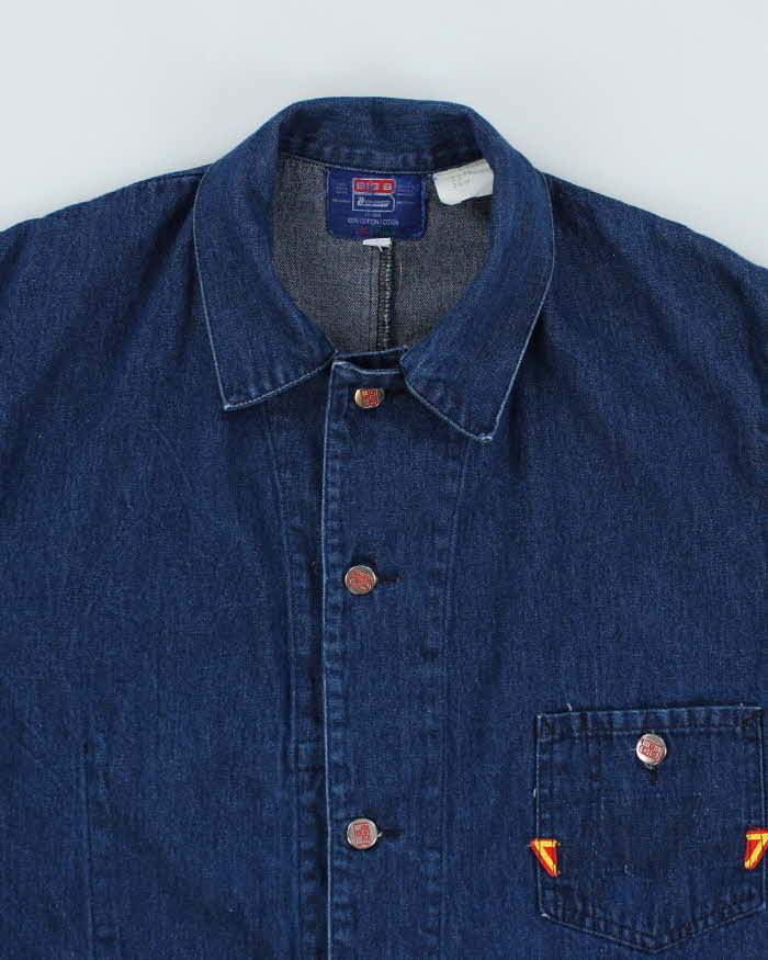 Vintage Big B Brotherhood Denim Utility Jacket - L