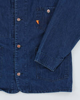 Vintage Big B Brotherhood Denim Utility Jacket - L