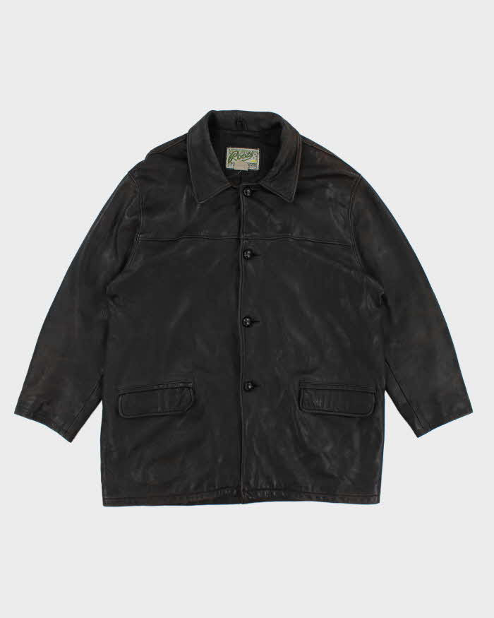 Vintage Roots Leather Jacket - XL