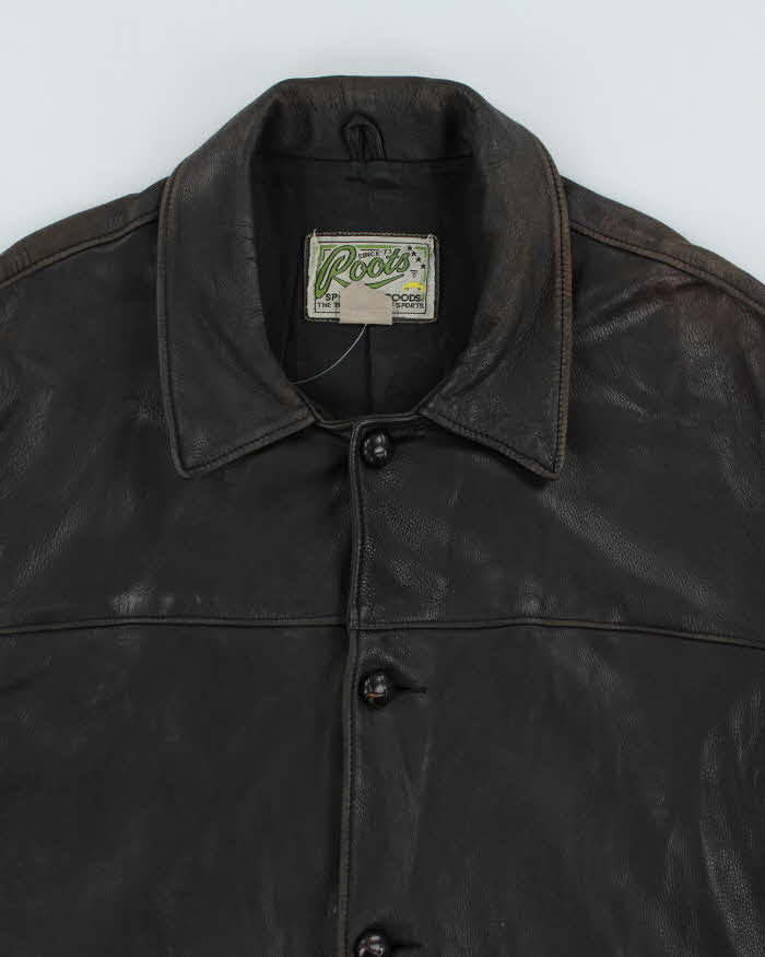 Vintage Roots Leather Jacket - XL