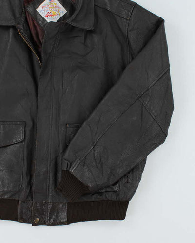 Vintage Top Of The World by Wiman Brown Leather Jacket - M