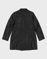 Danier Black Leather Jacket - XL