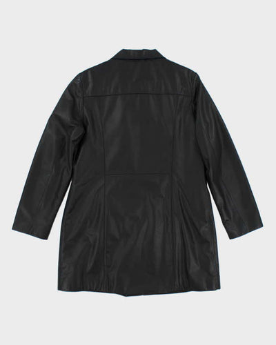 Danier Black Leather Jacket - XL