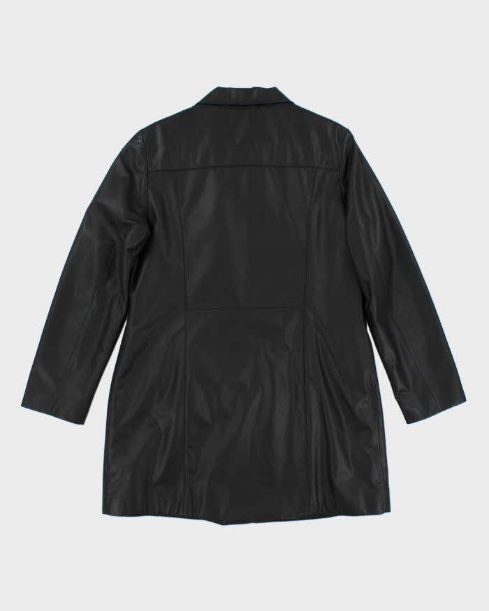 Danier Black Leather Jacket - XL