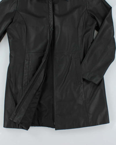 Danier Black Leather Jacket - XL
