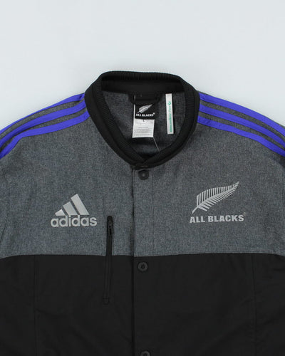 Adidas All Blacks Rugby 2014 Anthem Track Jacket - L