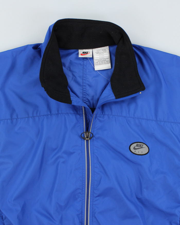 Vintage 90s Nike FIT Windbreaker Track Jacket - L
