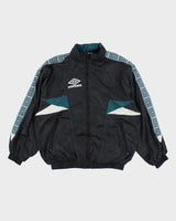 Vintage 90's Umbro Patterned Track Jacket - M