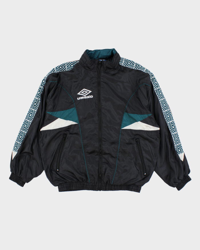 Vintage 90's Umbro Patterned Track Jacket - M