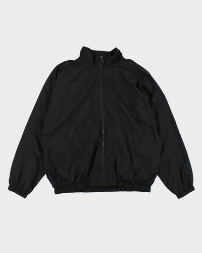 Vintage 90's Nike Black Windbreaker Track Jacket - L