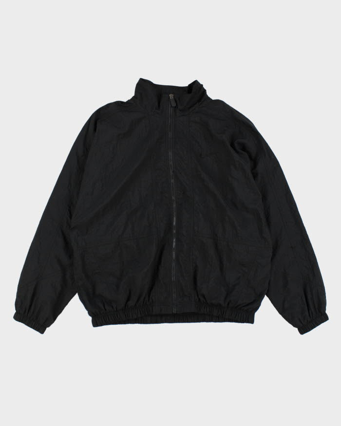 Vintage 90's Nike Black Windbreaker Track Jacket - L