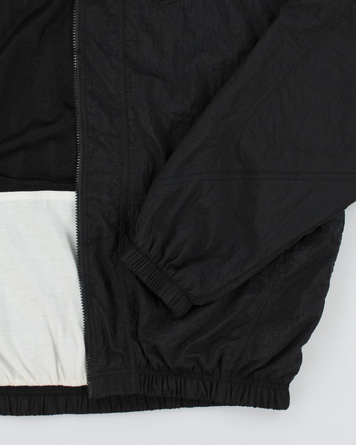 Vintage 90's Nike Black Windbreaker Track Jacket - L