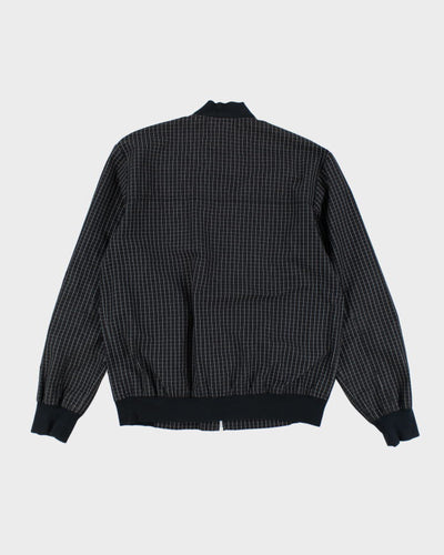 Adidas Checked Black & White Windbreaker Jacket - M