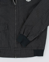 Adidas Checked Black &amp; White Windbreaker Jacket - M