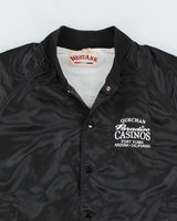 Vintage 90's Casino Embroidered Bomber Jacket - M