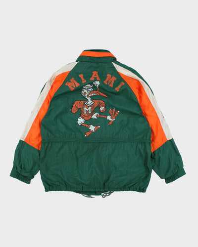 Vintage 90's Miami Hurricanes Windbreaker Jacket - XL