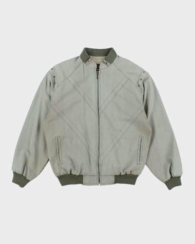 Vintage Striped Harrington Jacket - L