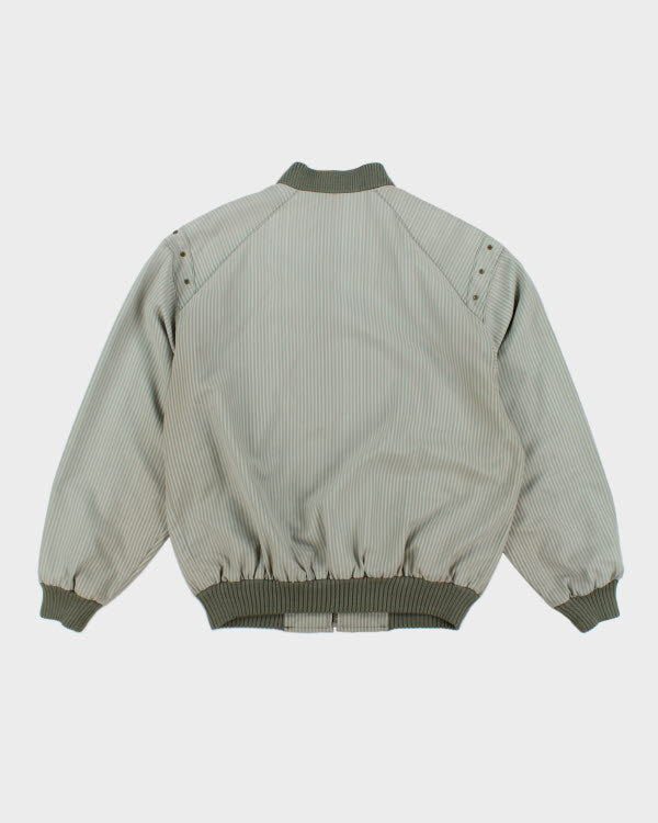 Vintage Striped Harrington Jacket - L