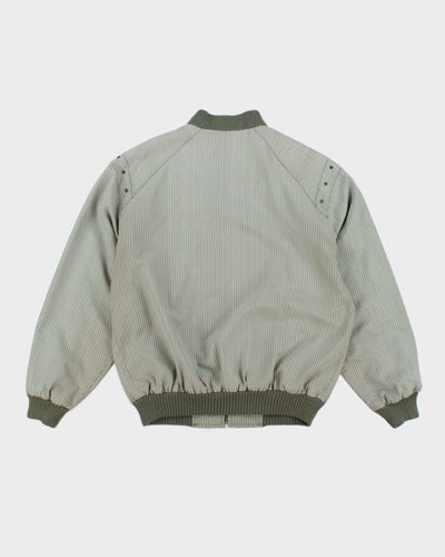 Vintage Striped Harrington Jacket - L