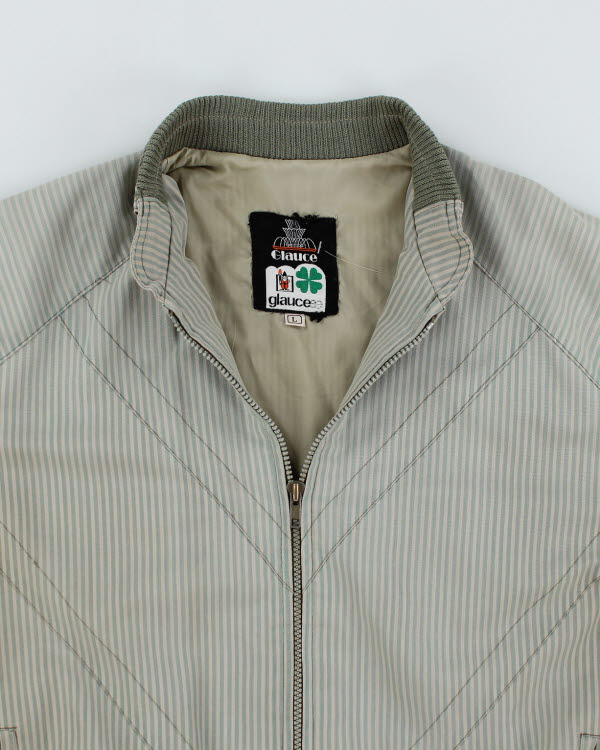 Vintage Striped Harrington Jacket - L