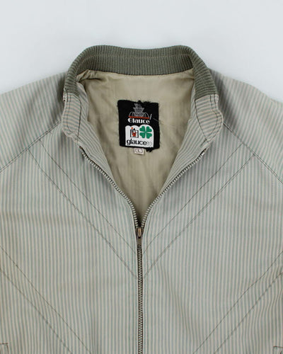 Vintage Striped Harrington Jacket - L