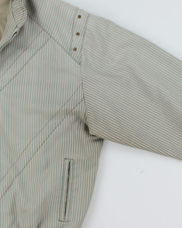 Vintage Striped Harrington Jacket - L