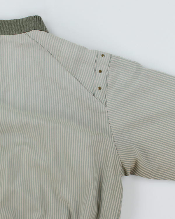 Vintage Striped Harrington Jacket - L